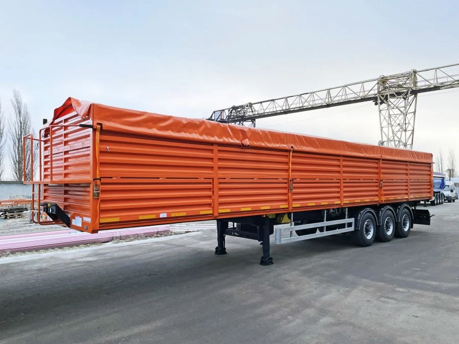 Side Dump Semi-Trailer 853333 for Bulk Transport