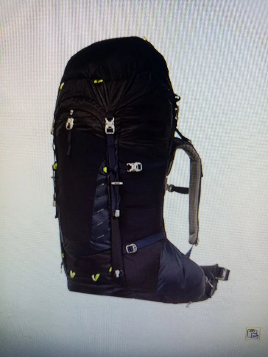 75-100L Capacity Climbing Backpack with Expandable Tube