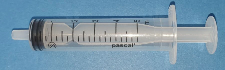 5ml Sterile Single-Use Luer Type Three-Component Injection Syringe