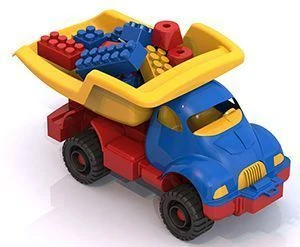 مجموعة بناء شاحنة الفضاء مع 42 قطعة