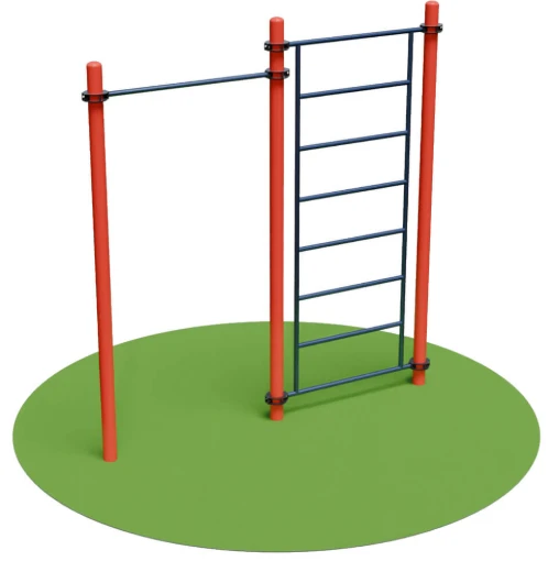 Outdoor Pull-Up Bar and Swedish Wall for Full Body Workout