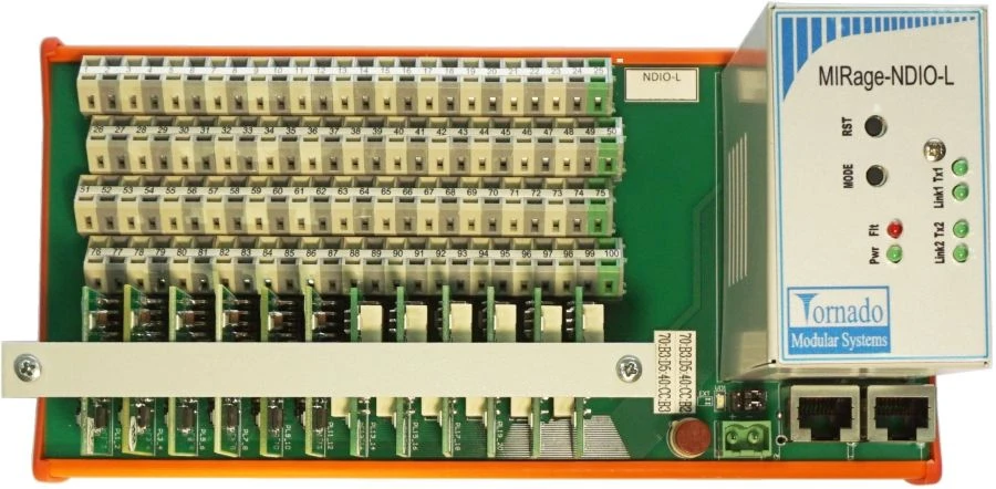 Discrete Input/Output Device 12 Signals 24V AC/DC Model MIRage-NDIO-L