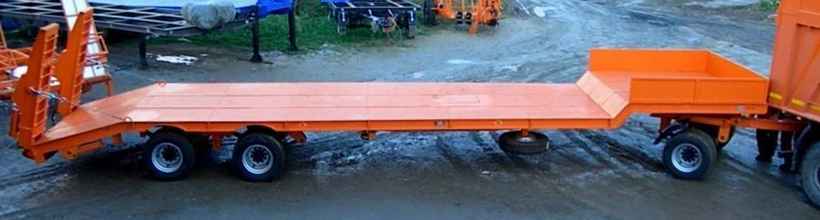 Heavy-Duty Car Trailer 83693D with Pneumatic or Leaf Spring Suspension