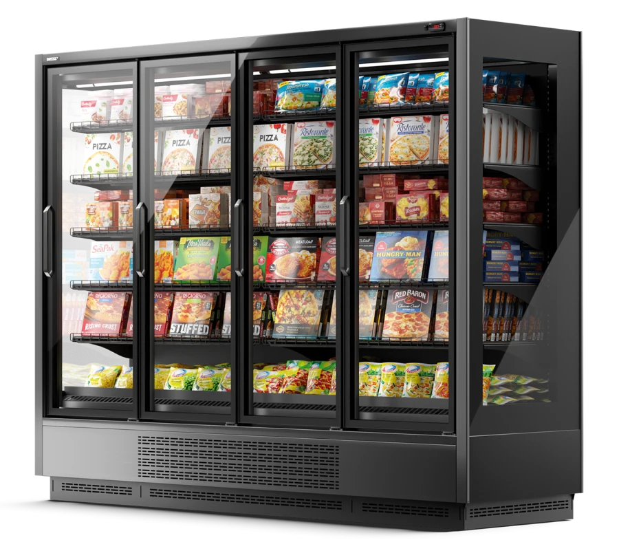 حافظة عرض مبردة منخفضة الحرارة سلسلة Compass