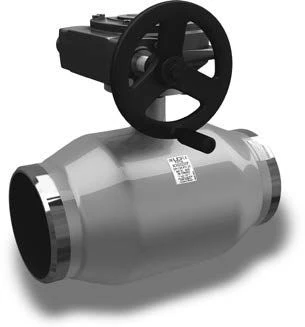 Full Bore Ball Valve LD KSHCPR Steel 20 DN250 PN2.5MPa with Reducer