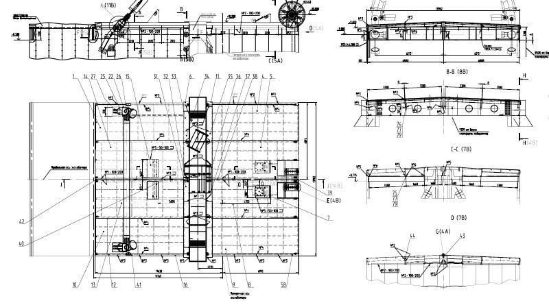 Body Roof Assembly for ESH 24.95 Excavator
