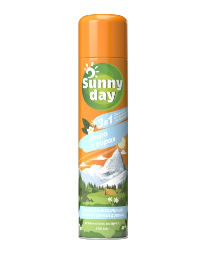 Air Freshener "Sunny Day" "Morning in the Mountains" Aerosol