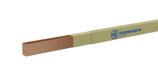 Copper Rectangular Wire with Thin Glass Fiber Insulation, PSD-934