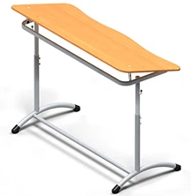 Adjustable Two-Seat Desk for Educational Institutions, Model PЭ-ДУ2-4