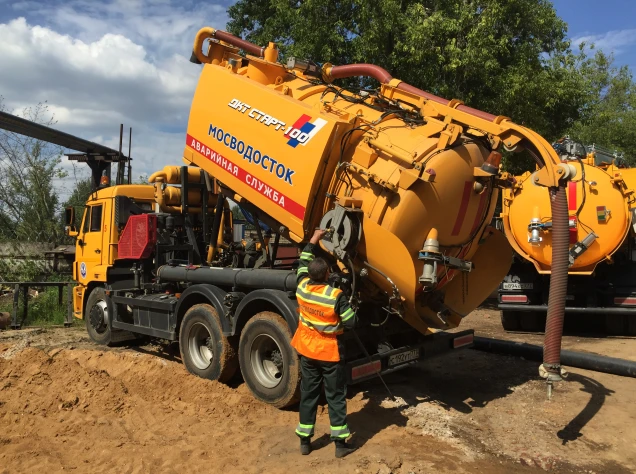 Specialized sewage cleaning machine DKT-Start 310 (e5) on KAMAZ 53605-A5 chassis
