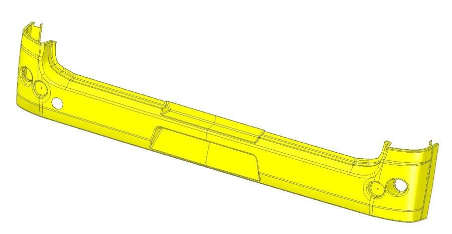 Rear Bumper for LiAZ 5292 - Component 529265-5601270-97