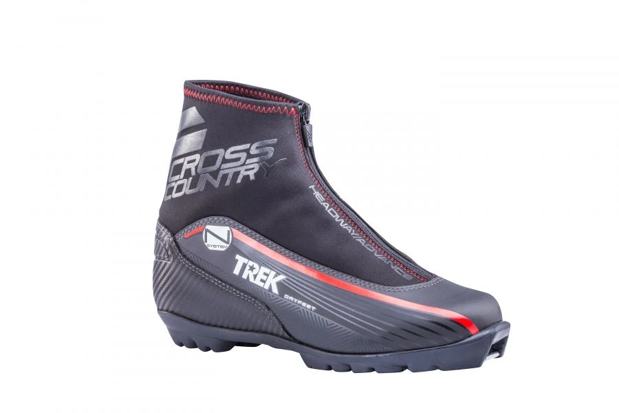 Trek CrossCountry2 Black Ski Boots (Red Logo) Size S