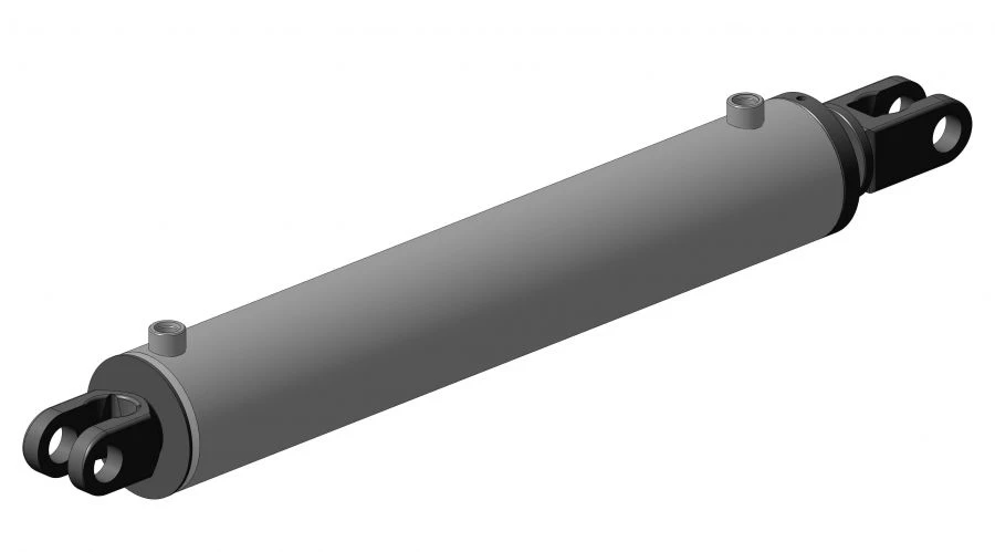 أسطوانة هيدروليكية EDCG 105.45x610.933VK بقطر مكبس 105 مم