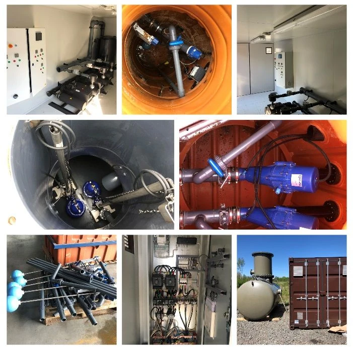 نظام الصرف الصحي الفراغي للمعدات الخارجية