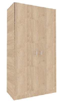 Clothing Cabinet "OOO SPEKTR" - Adjustable Shelf & Rod