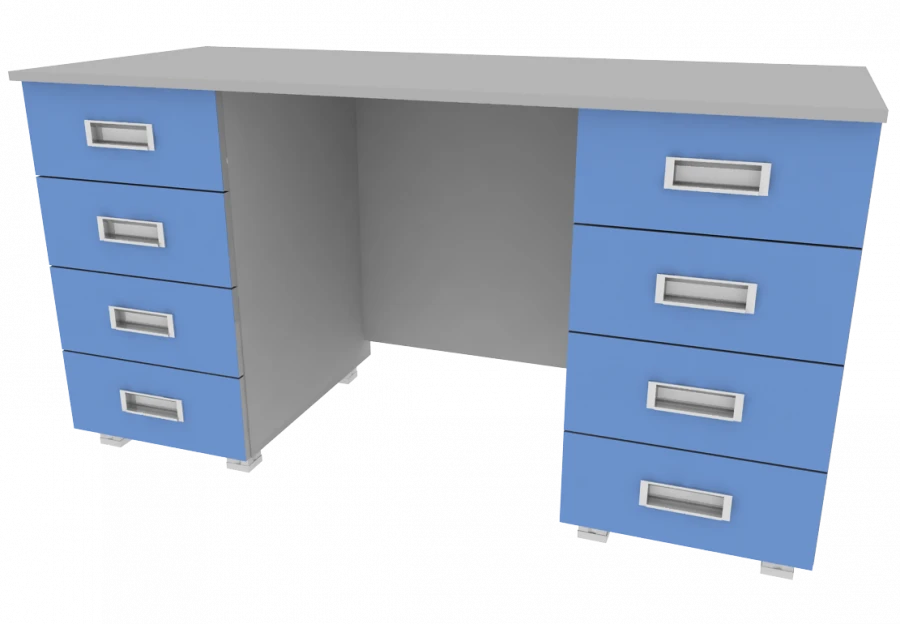 Two-Pedestal Office Desk 1400x600x750mm