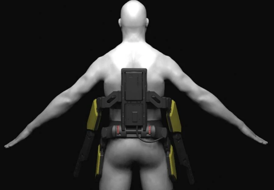 Active Exoskeleton for Industrial Use ExoCR1