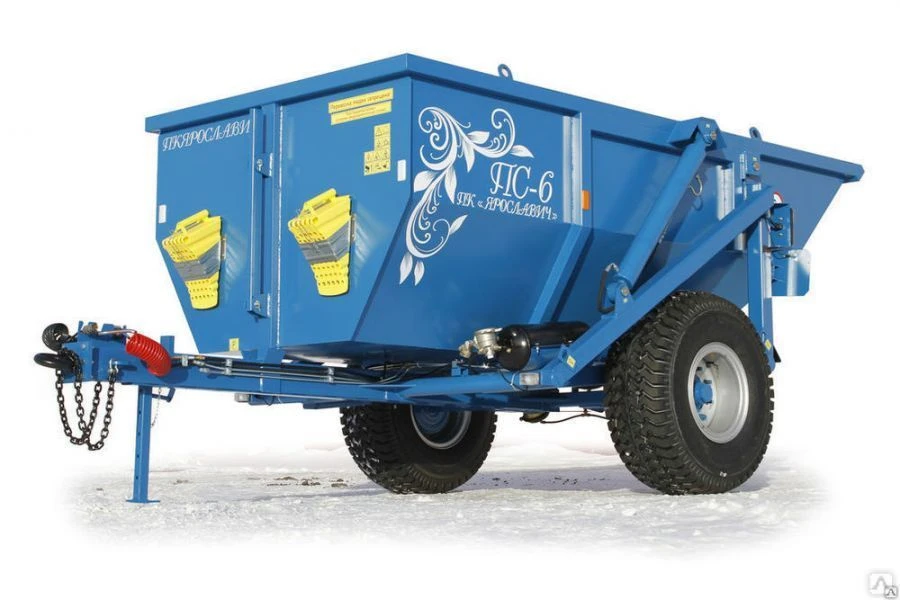 نصف مقطورة جرار PS-6 بسعة تحميل 6 أطنان