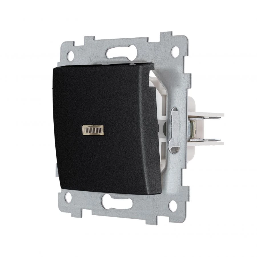 Maria" Dual-key Switch Mechanism with Indicator, C510-440 "Anthracite