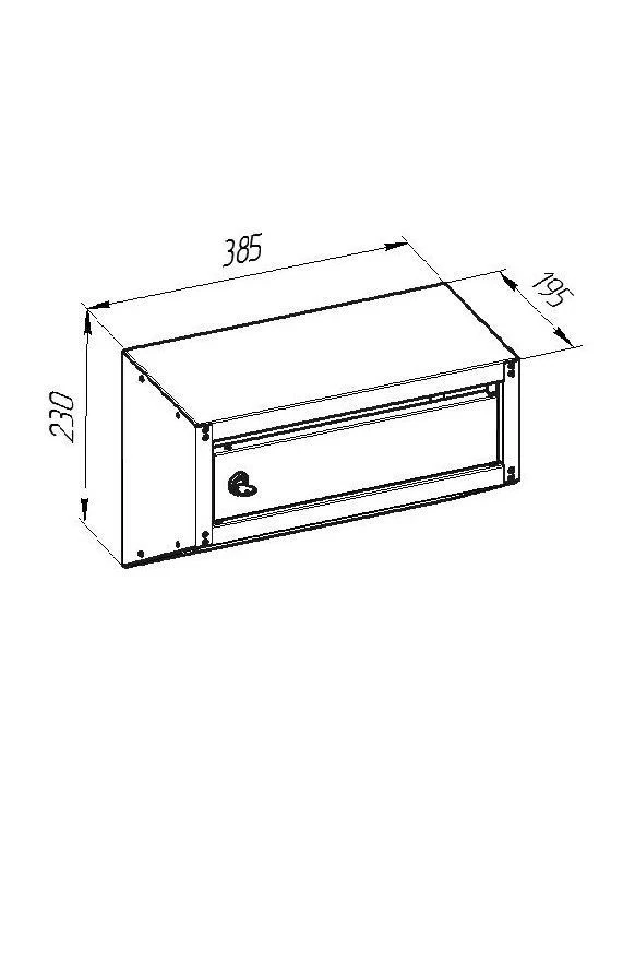 Metal Mailbox M-S1 for Apartment Buildings