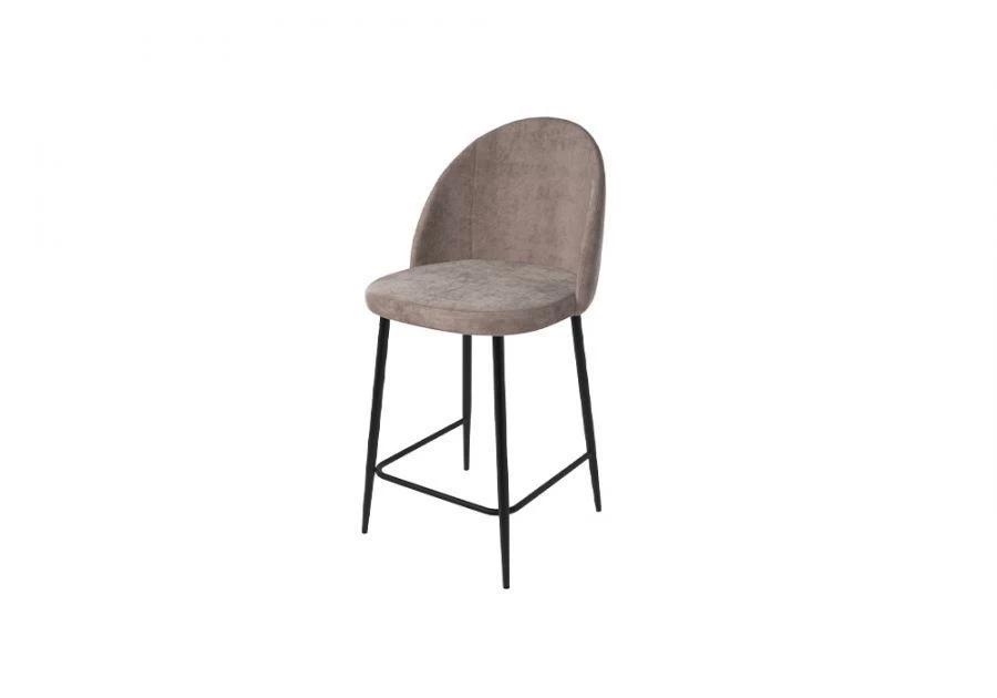 Bar Stool with Metal Frame and Soft Elements SБ22/1-01