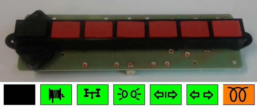 Control Lamp Block for Vehicle Signalization 2312.3803-11