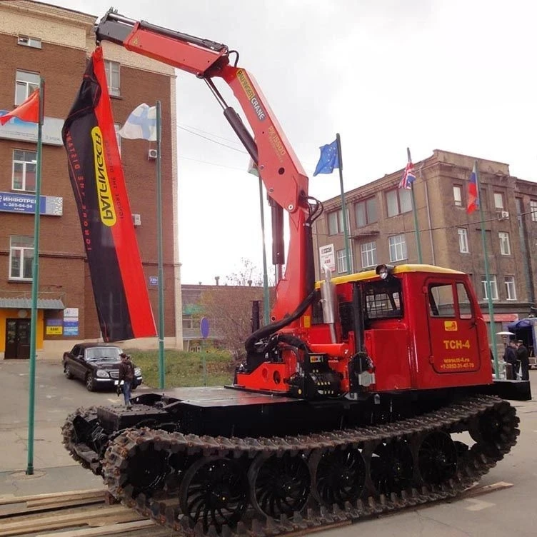 Crawler Tractor with Crane Manipulator TCN-4T-K