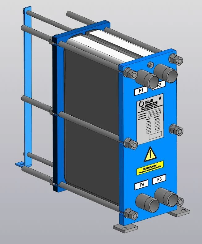 مبادل حراري بلاطات قابل للفك لمختلف الصناعات PS19