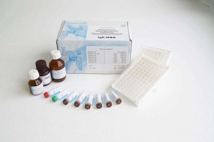 IgE Detection Kit for Quantitative Blood Serum Testing