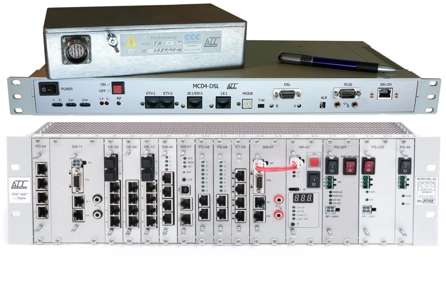 Digital Transmission System for Copper Cable Lines MS04-DSL