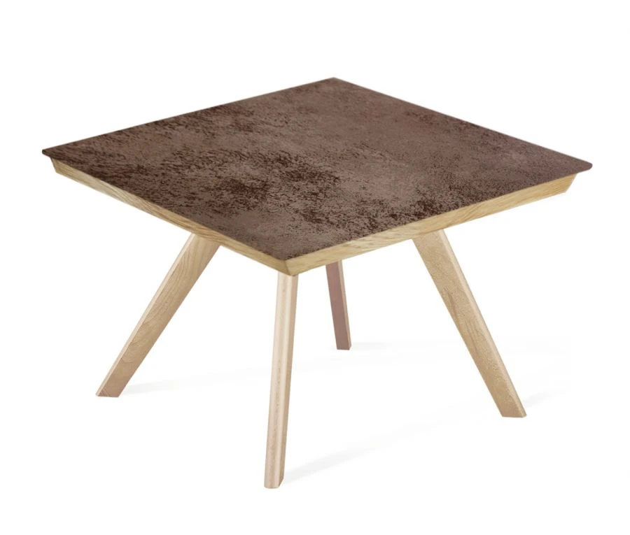 طاولة قهوة سيراميك شيفيلتون SHT-S39/TT8 60/60 بلوط