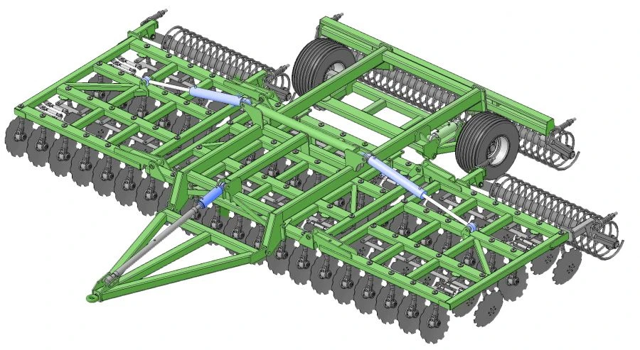 BDM-8x4PK Semi-Trailer Disc Harrow for Soil Preparation