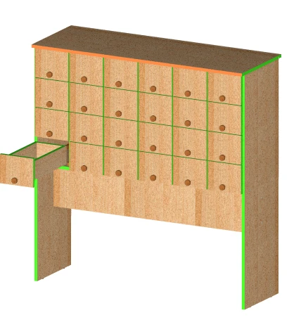 Library Card File for Storing Library Forms