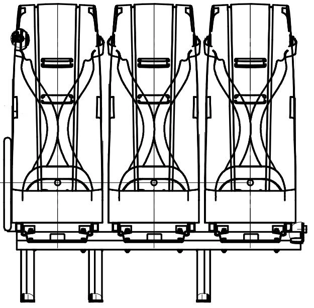 Three-Seat Sofa A67R42.6840011-20