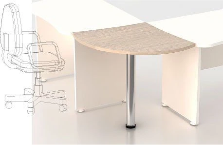 Modern K49 Series Desk Extension