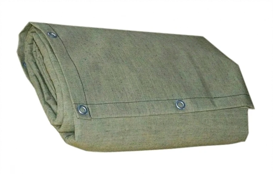 Heavy-duty Canvas Curtain with Eyelets for Secure Attachment