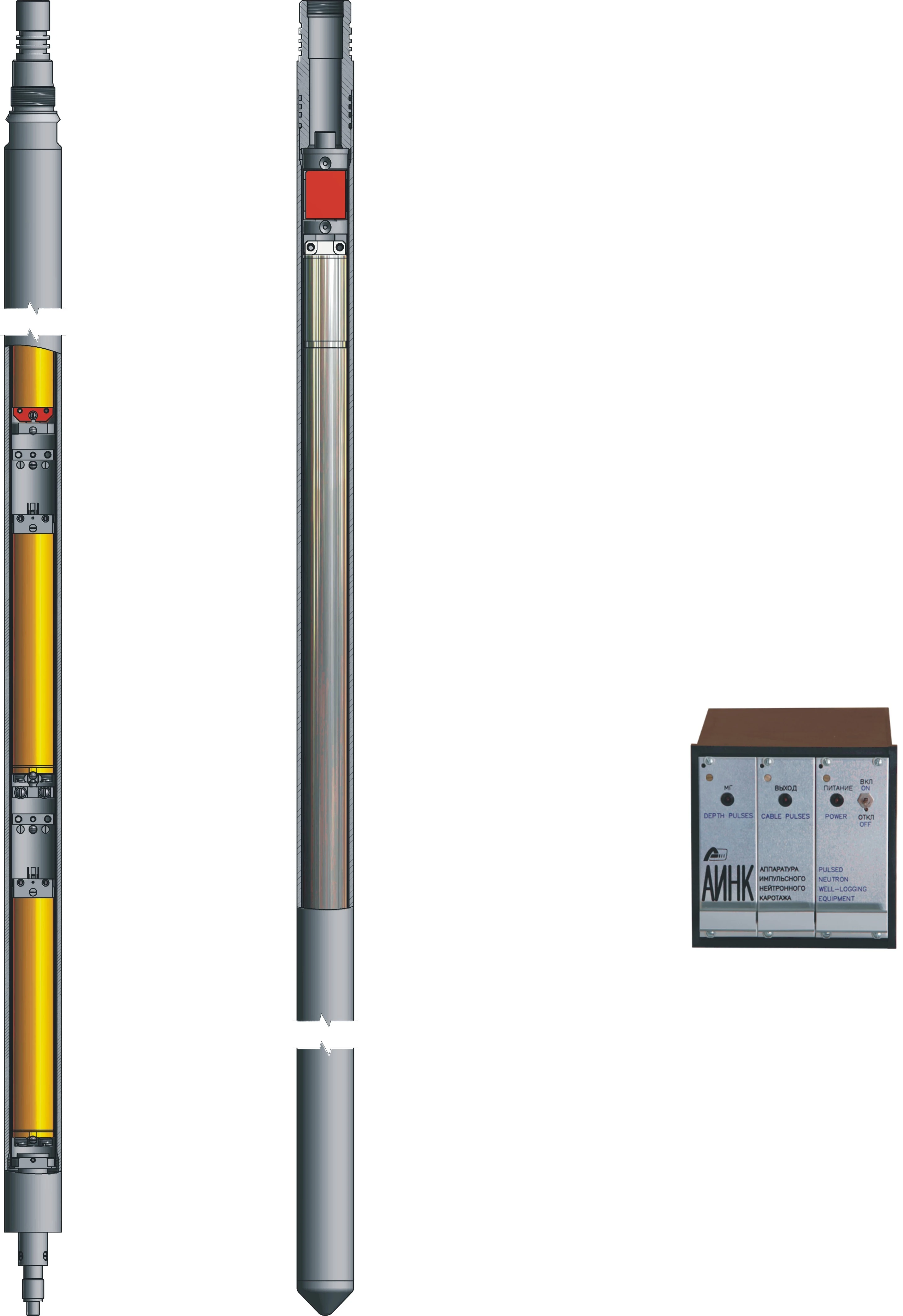 Integral Standard Pulsed Neutron Logging Equipment AINK-43P