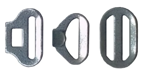 مشبك ربطة عنق من ثلاثة عناصر بالزنك الأبيض - نموذج 2406