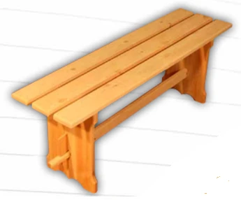 Pine Bath Bench 320x260x420mm