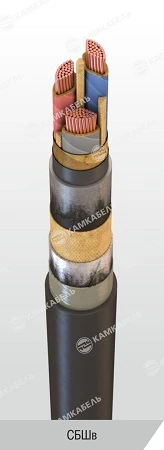 كابل طاقة مع موصلات نحاسية وعزل ورقي مشبع، 1 ك ف، نموذج SBShv