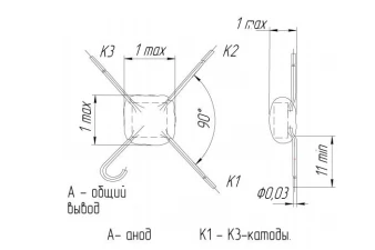 Diode Module 2D910B-1/NN for Hybrid Integrated Circuits