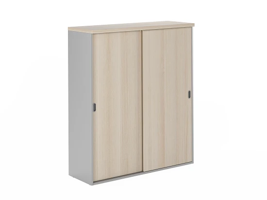 Modern Wardrobe with Shelves h140, Art. FLS404