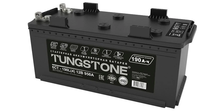 Tungstone 6СТ-190 Lead Acid Starter Battery