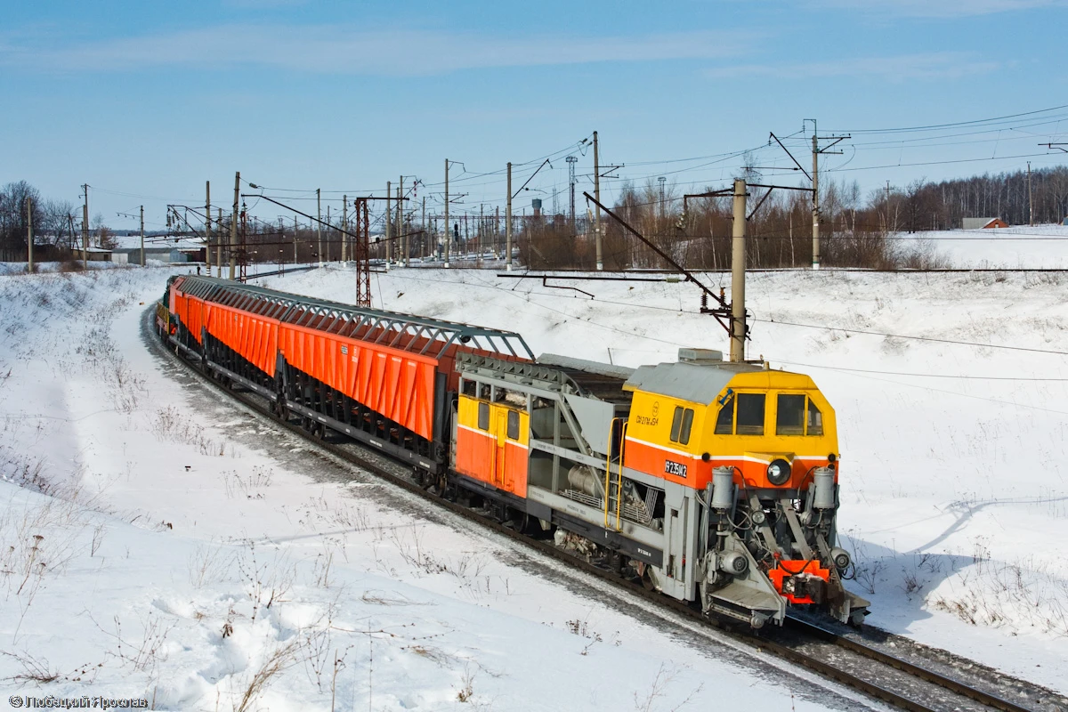 Snow Clearing Train SM-7N Project 3993.1N – Three-Car Variant