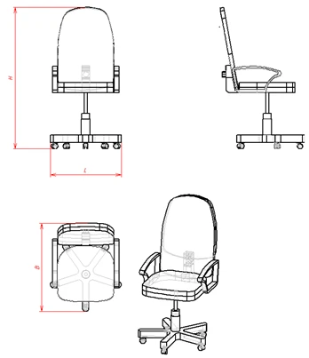 Office Chair for Staff and Managers - KO.1 Series