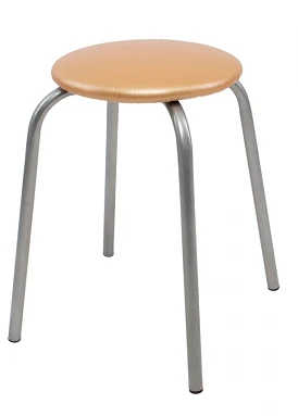 Metal Frame Stool 18 Radius Round