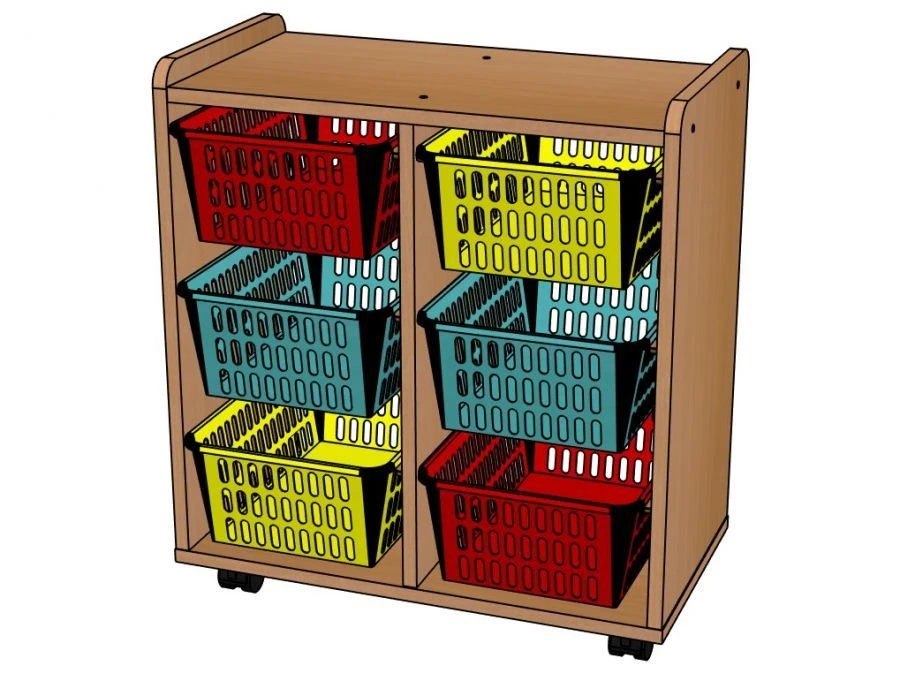 Universal Shelving Unit for Preschool Activities - SJ88