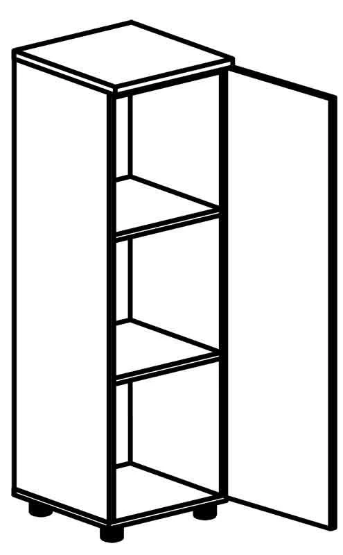 خزانة مستندات ضيقة 4313 سلسلة "إيقاع
