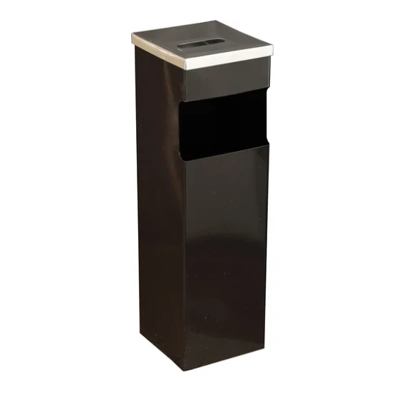 Paper Waste Bin with Ashtray 180H