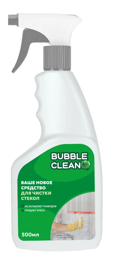 Bubble Glass Clean - Window and Glass Surface Cleaner